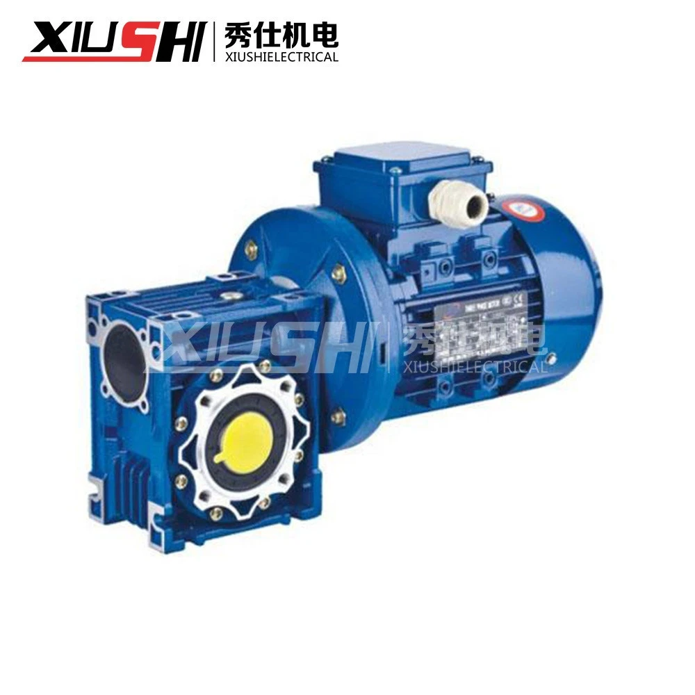 Ac induction gearbox motor speed reducer warm gear 1:30