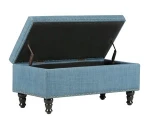 Acrofine modern design latest fancy living room sofa sectional stool fabric covered comfortable sofa upholstered stool ottoman