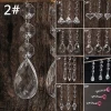 Acrylic Crystal Clear Bead Garland For Hanging Chandelier Decor Wedding Supplies