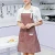 Import Adjustable Cotton Linen Kitchen Apron Sleeved Apron For Women Chef Apron from China