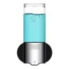 AK1212 High quality New Design wall mounted refillable 500ml * 2 automatic double soap dispenser