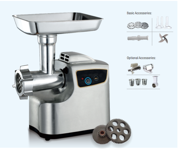 All metal housing powerful meat grinder for home use AMG199A