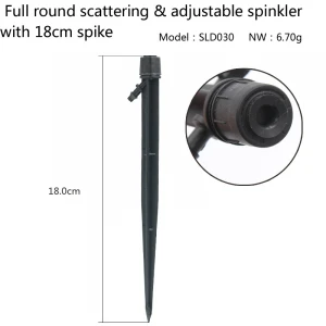 All-round Scattering adjustable Sprinklers with 18cm Spike Scattering Sprinklers with spike