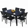 All Weather Black Poly Wood Patio Garden Furniture Outdoor