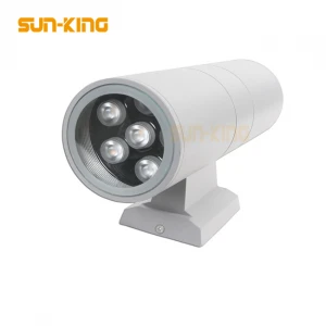 aluminum building 24VDC RGB DMX512 external round outside 12W 18W 24W 36W led wall mounted up and down light