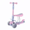 Aluminum Nylon PU Wheel scooter foot kick 3 wheels scooter for child