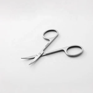 Amazon High Quality China Manufacturer Stainless Steel eyebrow Scissor make up scissor