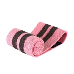 Amazon hot Custom Logo Yoga fitness workout home Gym Elastic Booty Hip Fabric Resistance Bands for Legs Strength Training Belt