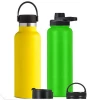 Amazon hot sale customized logo stainless steel water bottle sports thermos vacuum flask with straw