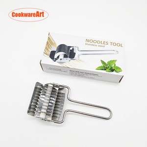 Amazon product high quality stainless steel pasta cutter tool  noodle cutter roller professional herb mincer