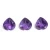 Import Amethyst Trillion Faceted Loose Gemstone from India