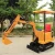Import Amusement Park Products  Smallest Mini Digger Excavator Parts from China