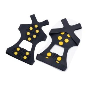 Anti slip shoe cover 10 SPIKES Silicone ice grip climbing crampons