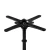 Import Antique restaurant  furniture metal leg industrial crank trumpet wrought metal coffee outdoor cast iron dining table base from China