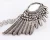 Import Antique Silver Clear Crystal Angel Wing Chain Tassel Brooch Collar Pin For Men from China