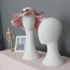 April Promotion MARCH EXPO PU foam mannequin head model hat stand wig stands