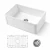 Import AQUACUBIC Bathroom kitchen White Table Top Ceramic Farmhouse Ceramic Kitchen Sink from China