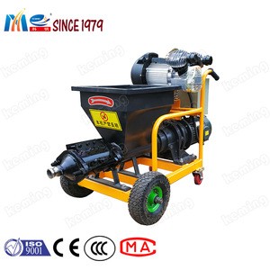 Asian Paint Wall Putty Wall Plaster Cement Auto Rendering Machine