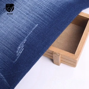 Aufar Dobby Denim Jeans Fabric Polyester Spandex Viscose Cotton Fabric In China Manufacturers