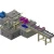 Automatic carton box packaging machine in tuna production line