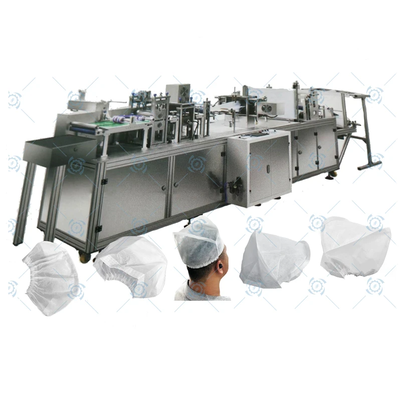 Automatic Disposable Surgical Hospital Non Woven Doctor Head Cap Making Machine