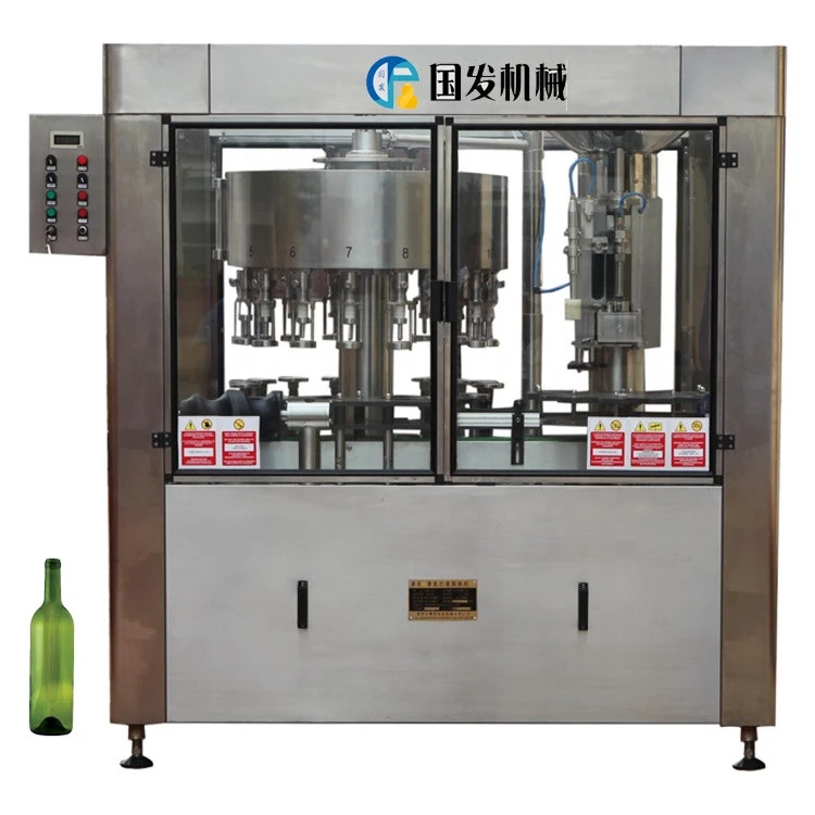 Automatic Glass Bottle Juice Wine Bottling Equipment alcohol spirits liquor beverage Filling Machine