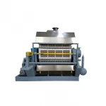 Automatic paper pulp egg tray production line / waste paper recycle used egg tray machine / small machine making egg tray