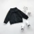 Import Autumn Fall Children Clothes Wholesale Black Zip Up Hoodie Sweat Suits Clothing M2108 from China