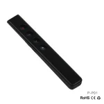 AVATTO P-P01 2.4G Wireless USB Rechargeable Laser PPT Presenter Remote Control with Red Green Laser Pointer and Air Mouse