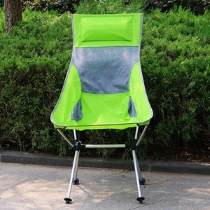 aviation aluminium outdoor folding picnic chair collapsible camping lounge chair factory wholesale