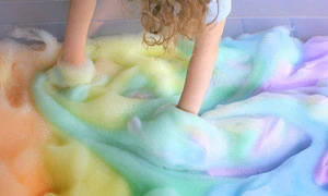 Baby bath foam toy bubble foam