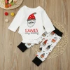 Baby Clothing sets Santa Christmas romper outfit infant & toddlers clothing set