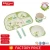 Import Baby Feeding Tableware Set Bamboo Fiber Degradable Tableware Set Baby Gift from China