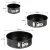 Import Baking Dishes Set Of 3 Non-stick Cheesecake Pan,Leakproof Round Cake Pan Set,3 Piece 4&quot; 7&quot; 9&quot; Springform Pan from China