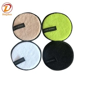 Bamboo Cotton Rounds Padswith Laundry Bag 3 Layers nursing makeup remover pads
