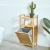 Import Bamboo Laundry Hamper Basket with Removable Fabric Liner and Decorative Wood Slats - Portable from China