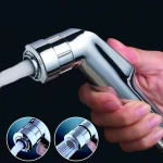 Bathroom Italian Design ABS Plastic Chrome Plated Portable Shower Shattaf Bidet Sprayer
