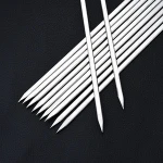BBQ Needles Sticks 304 Stainless Steel Barbecue kebab Skewer Kitchen Accessories BBQ tool for BBQ Camping Picnic