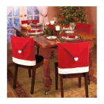 Beautiful Christmas hat chair cover with good quality in stock
