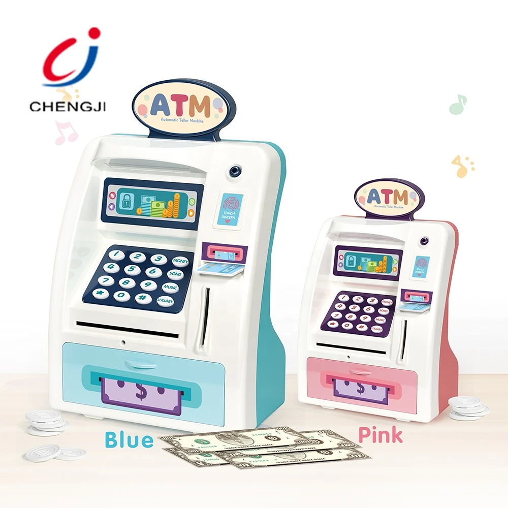 Best Gift Creative Children Saving Money Box Plastic Piggy Bank, Educational Very Funny ATM Piggi Bank For Children