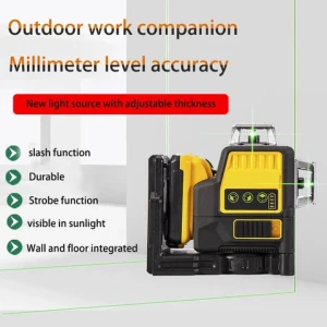 Best laser level for construction self leveling rotary laser level multifunctional electric waterproof nivel laser