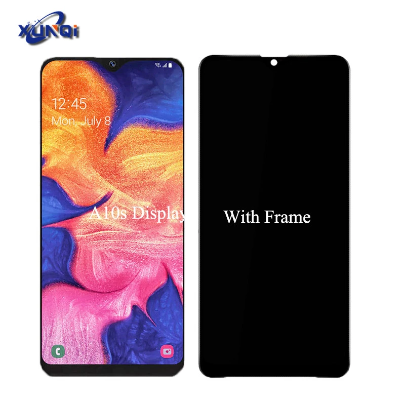 Best price A10s in mobile phone lcd for galaxy A10s LCD display with frame