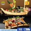 Best quality disposable wooden sushi boat plate for Putting Japanese Cuisine