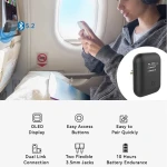 Best Seller OEM ODM OLED Display Bluetooth Transmitter Bluetooth Audio Transmitter for Airplane Bluetooth Transmitter