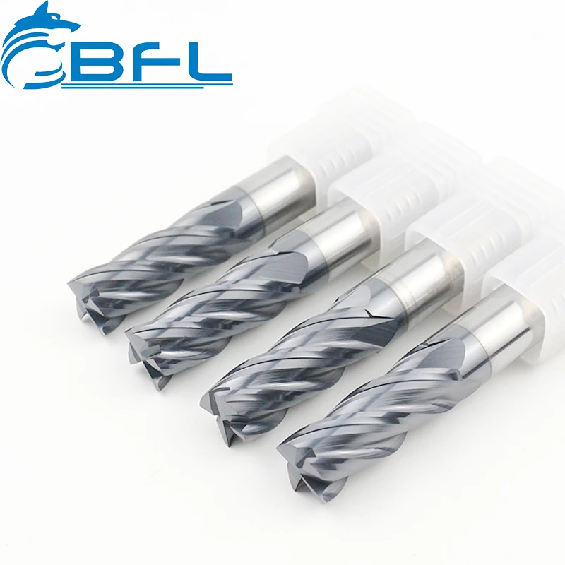 BFL CNC Solid Carbide 4 Flute Flat Endmill Cutter Cutting Tool