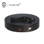 BKL Dia 30* H6cm black plastic turntable swiveling exhibition stand