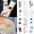 Import Black And White Pattern Safety Ink Body Art Waterproof Buy Designs Temporary Tattoo from China