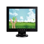 Black Popular 12.1 Inch Tft Lcd Cctv Monitor 1024*768