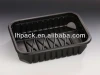 Black Pp Disposable Supermarket Meat Trays Meat Packing Trays Fresh Meat Trays