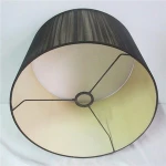 black string winding drum with Spider Assembly pendant light covers